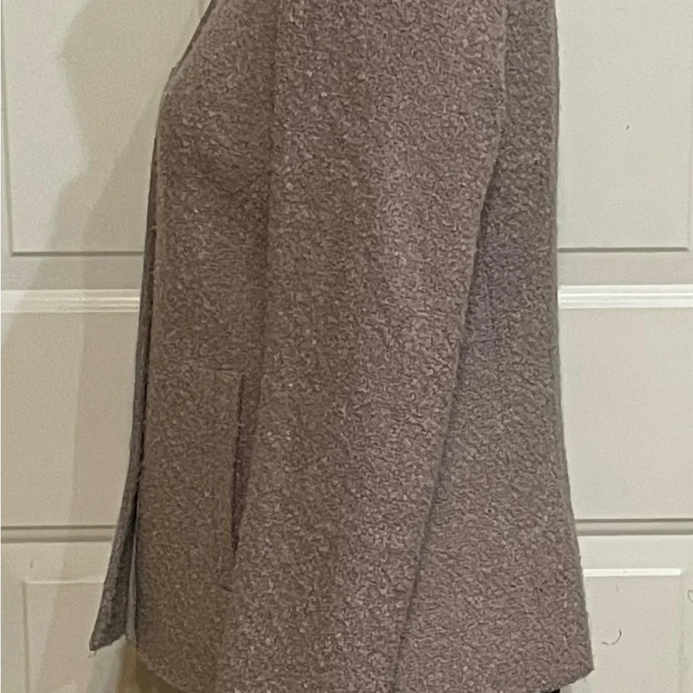 Banana Republic Lace Trim Mauve Wool Blend Blazer Jacket Women's Sz 2 - Picture 8 of 13